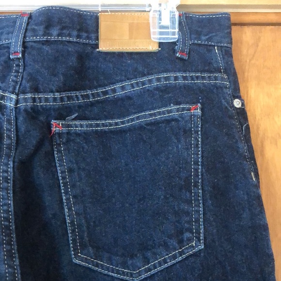 Tommy Hilfiger dark wash jeans with button/snap fly - Picture 5 of 7